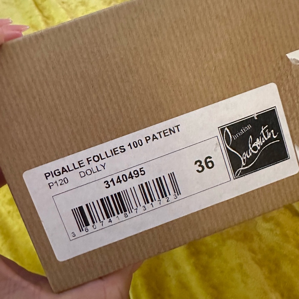 Louboutin Pigalle Follies 100 patent - Picture 4 of 7
